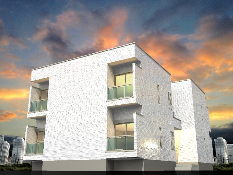 G-smart坪井の外観パース