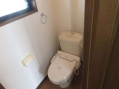 カーサ花園のトイレ|トイレ窓有