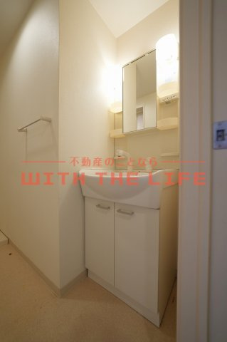 クレフラスト試験場前駅南【キャッシュバック対象物件】の独立洗面台|使いやすい独立洗面台です