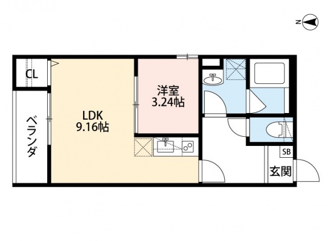 リュクスシティー永和の間取り