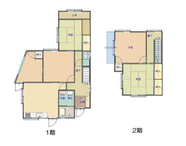 【間取り】 | 間取りは5DKになります。