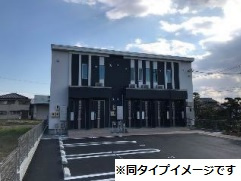 総社市門田のアパートの外観|イメージパース