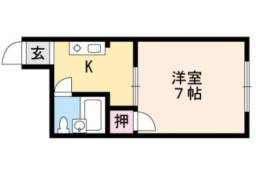 【間取り】 | コーポ東柳