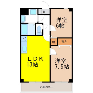 【間取り】 | エクセル小呂 | 現況優先