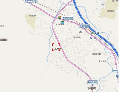 【地図】 | アネックス本宿