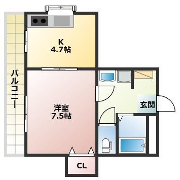 ノワール愛宕山の間取り