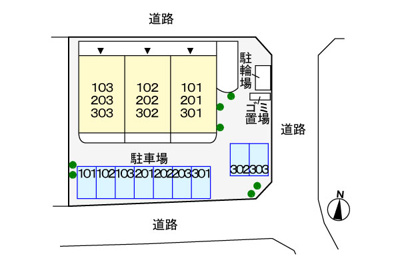 【区画図】 | サニーレジデンス