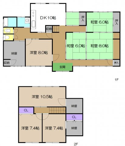 【間取り】 | 中古一戸建　高知市春野町弘岡下