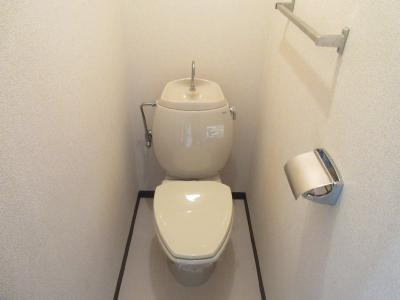 ハイツ糸井のトイレ|洗濯機は玄関前に設置