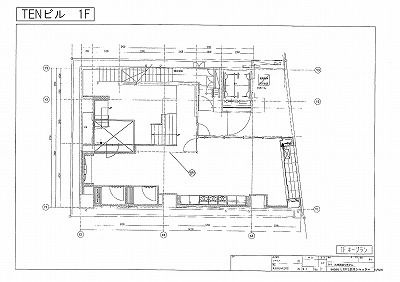 TENビルの間取り|TENビル（1-2F）間取り1F
