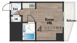 ラフォーレ菱屋西Ⅱの間取り