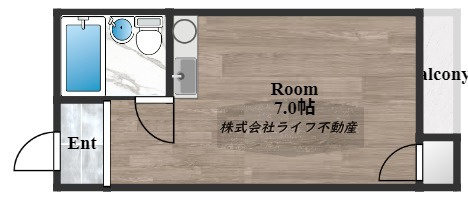 シャルマン89の間取り