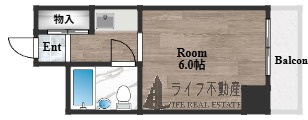 ラフォーレ菱屋西Ⅱの間取り