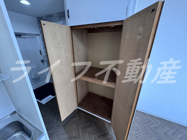 ラフォーレ下六万寺の収納|専用の収納スペースです