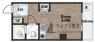 ラフォーレ下六万寺の間取り
