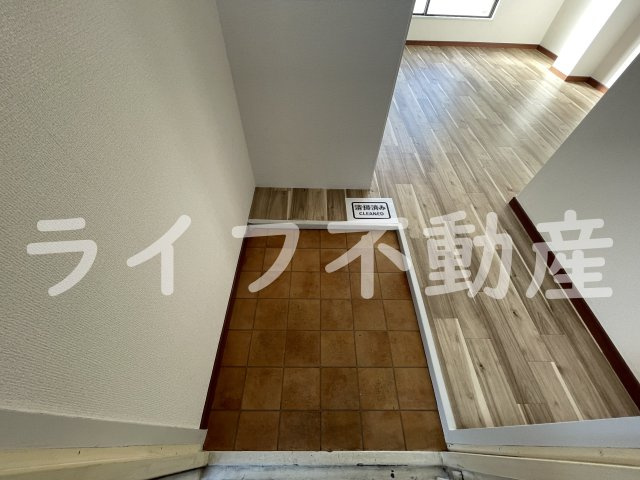 ラフォーレ下六万寺の玄関|ゆったりとした玄関です