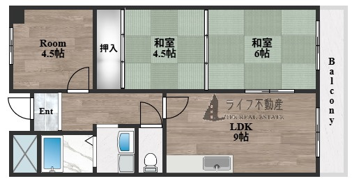 メゾンドール水野の間取り