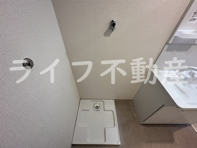 メゾンドール水野の洗面所|コンパクトで使いやすい洗面所