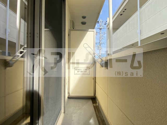 ステラウッド惣社Ⅰのバルコニー