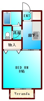 【間取り】 | セジュール南昭和
