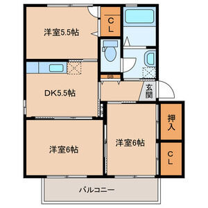 ルミエールK【キャッシュバック対象物件】の間取り