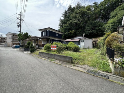 【外観】 | 岡谷市山下町２丁目　売地⑫ | 外観＋接道