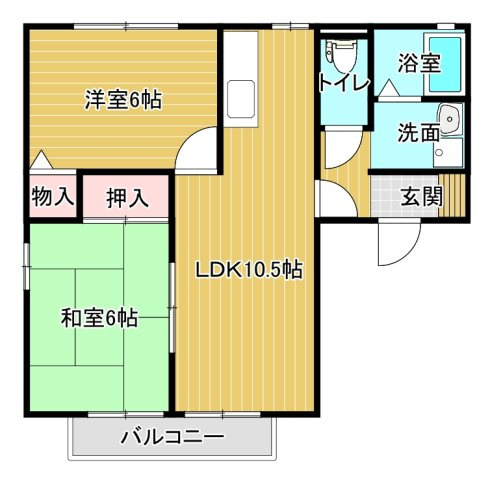 【間取り】 | ウィルモアＫ