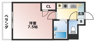 【間取り】 | ジュネス三京