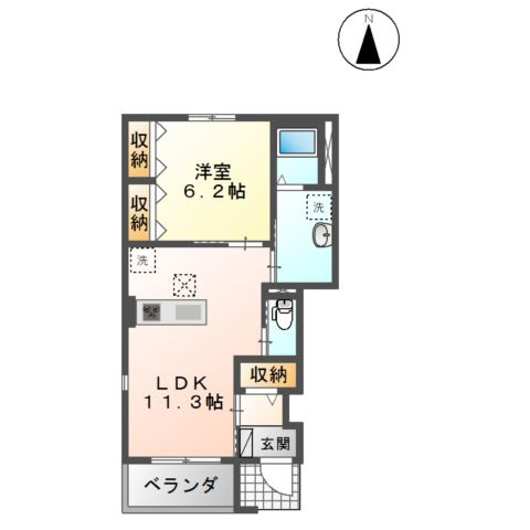 グラース・ドゥ・シエルNの間取り