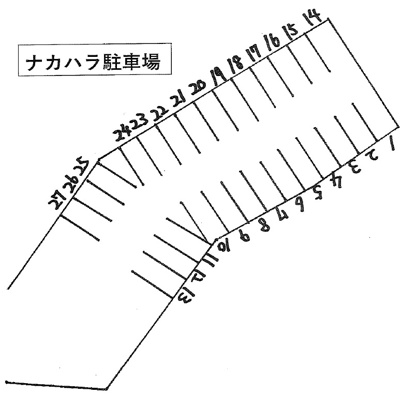 【区画図】 | ナカハラ駐車場