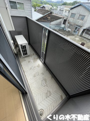 【バルコニー】 | マイホーム星ノ浦B | 広々としたバルコニーです