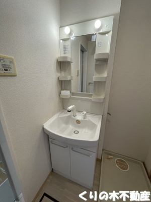 【洗面所】 | マイホーム星ノ浦B | 使いやすい洗面所です