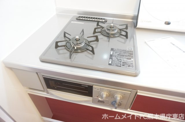 熊本市南区近見８丁目のアパートのキッチン