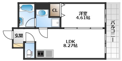 【間取り】 | ガレリア大阪空港 Ⅰ