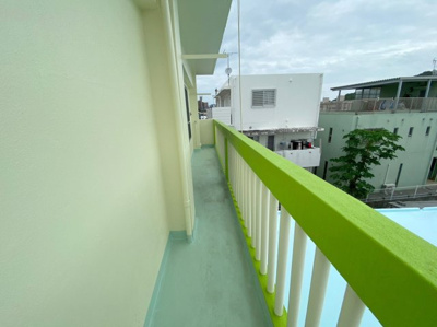 【バルコニー】 | コーポ上運天 | コーポ上運天★那覇市字国場エリア