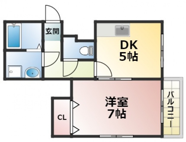 チャームハイツの間取り