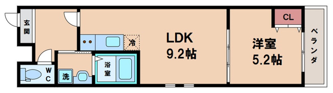 【間取り】 | フジパレス住吉長居Ⅴ番館