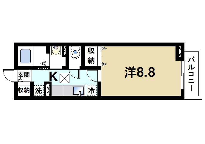 メゾンラフレシールの間取り