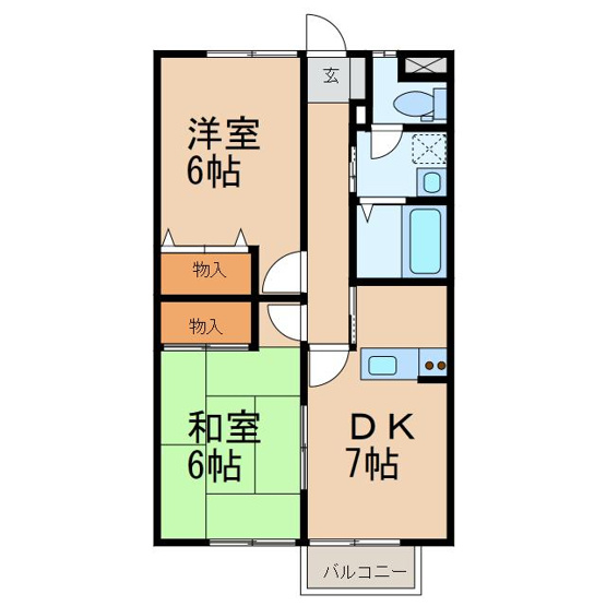 【間取り】 | 天神パレス　Ａ