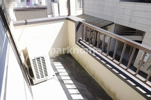 ハイツ薫Ⅱのバルコニー|陽当たり良好なバルコニーです