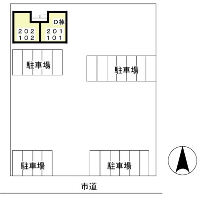 【区画図】 | ヴィラモデルナ D