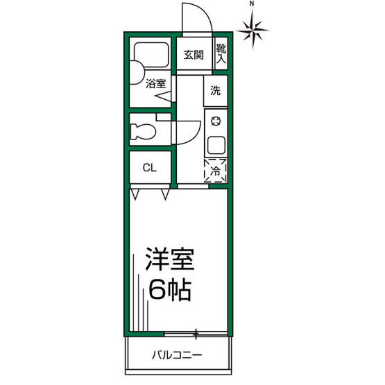 【間取り】 | シティーホームズ2 | 間取り図