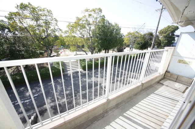 メゾンパークアベニューのバルコニー