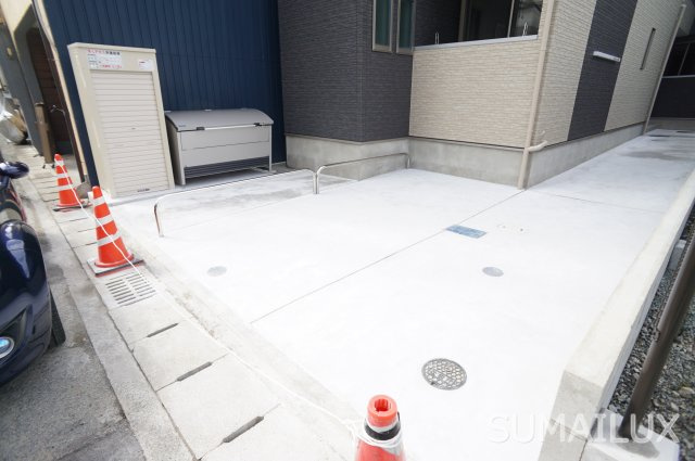 熊本市中央区新町４丁目のアパートの駐車場