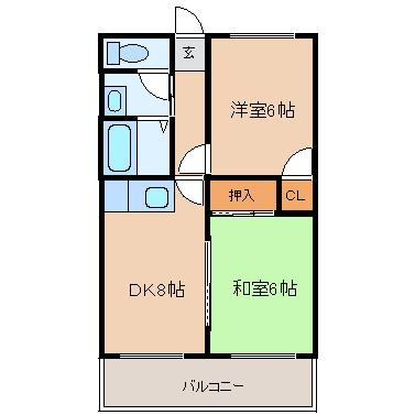 【間取り】 | メゾン荻田