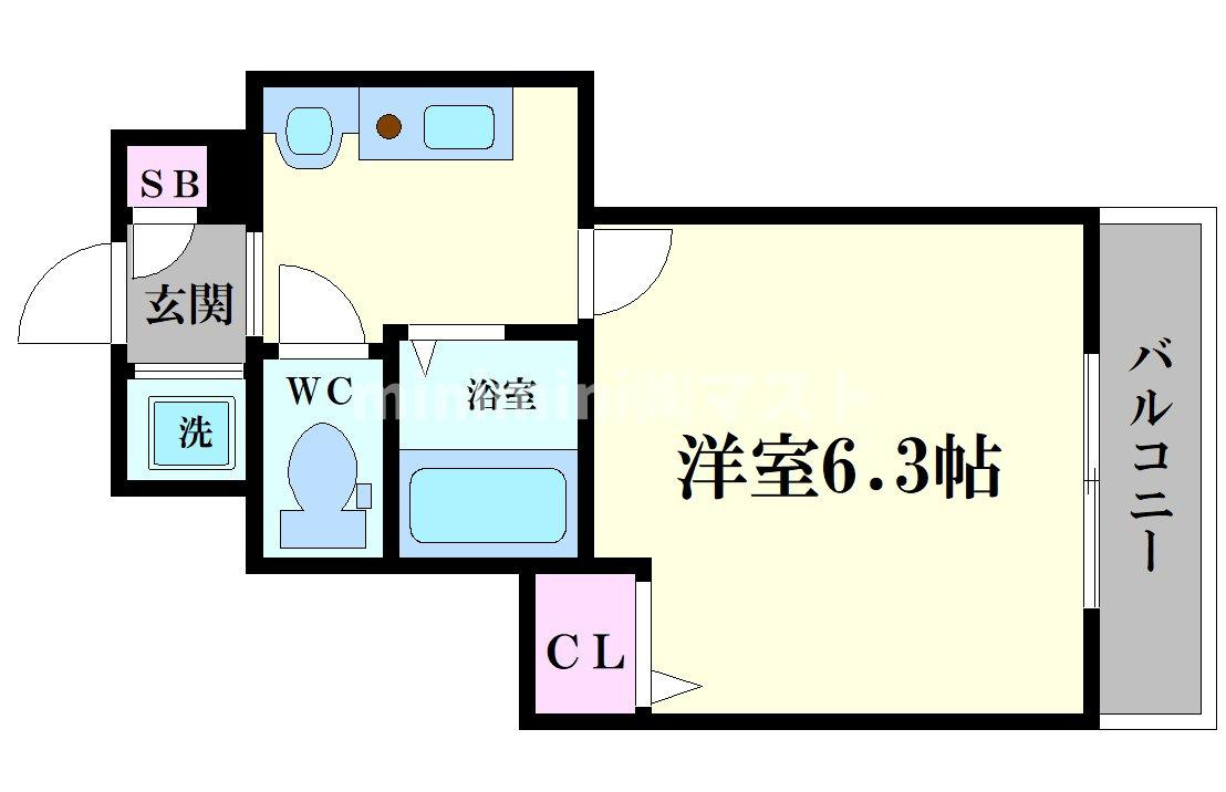 ルミエール備後町の間取り