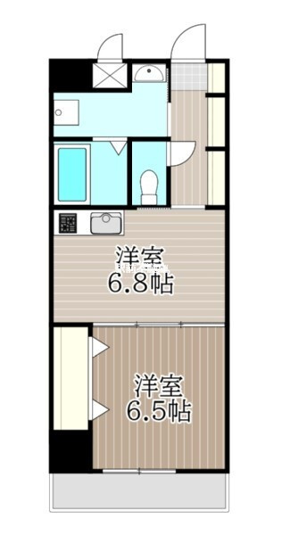 プレイス久留米中央の間取り