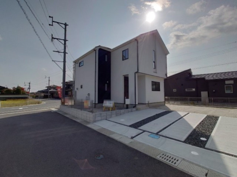 ーKEIAIーFitー行橋市行事4丁目　【行橋市　新築戸建て】の外観|4台停めれるので来客時も安心♪【行橋市　新築戸建て】