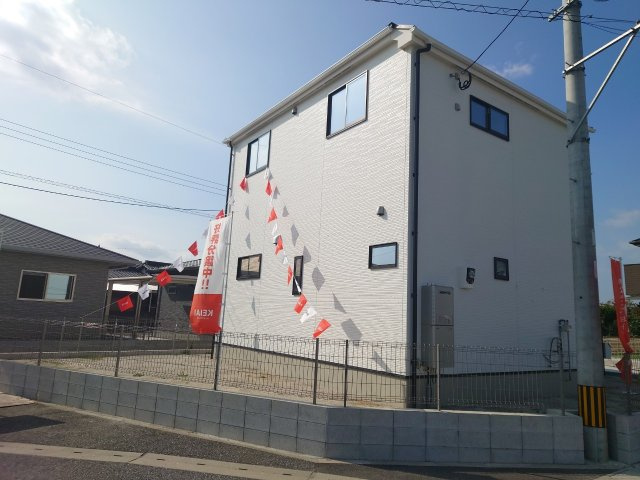 ーKEIAIーFitー行橋市行事4丁目　【行橋市　新築戸建て】の外観|建物裏にはお庭があります♪　　【行橋市　新築戸建て】