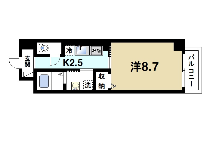 プルミエールレーブの間取り|風通しがよく換気がしやすいです